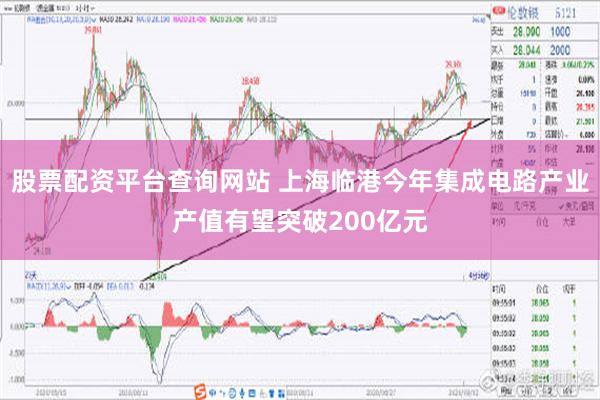 股票配资平台查询网站 上海临港今年集成电路产业产值有望突破200亿元