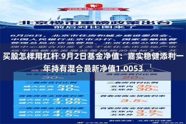 买股怎样用杠杆 9月2日基金净值：嘉实稳健添利一年持有混合最新净值1.0053