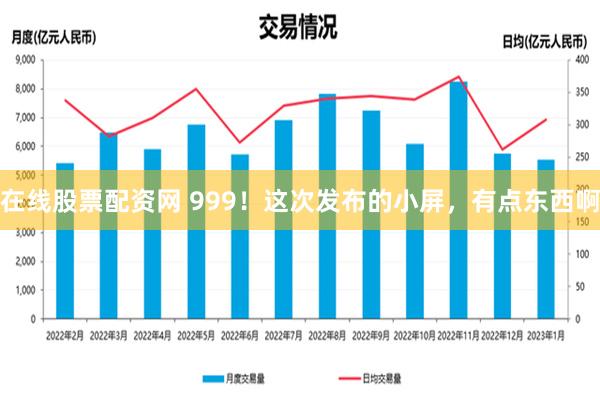 在线股票配资网 999！这次发布的小屏，有点东西啊