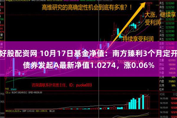 好股配资网 10月17日基金净值：南方臻利3个月定开债券发起A最新净值1.0274，涨0.06%