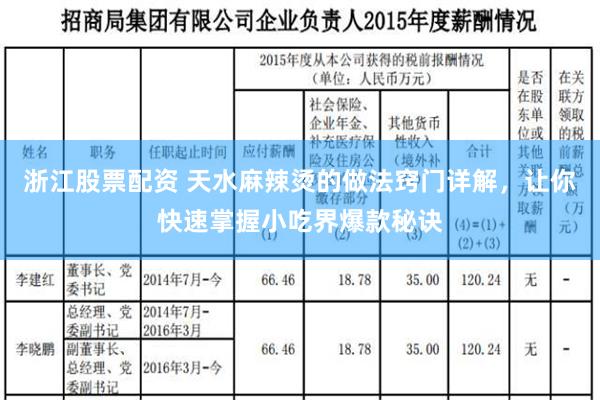 浙江股票配资 天水麻辣烫的做法窍门详解，让你快速掌握小吃界爆款秘诀